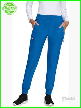 Stretch Jogger Pants with Cargo Pockets, Easy-Fit Waist for Work